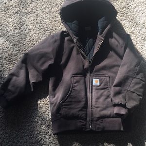Boys (M) Carhartt jacket, Brown.